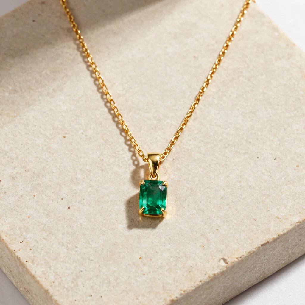 Emerald Line Pendant