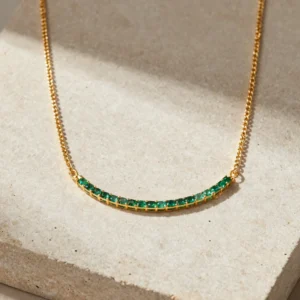 Emerald Collar Necklace