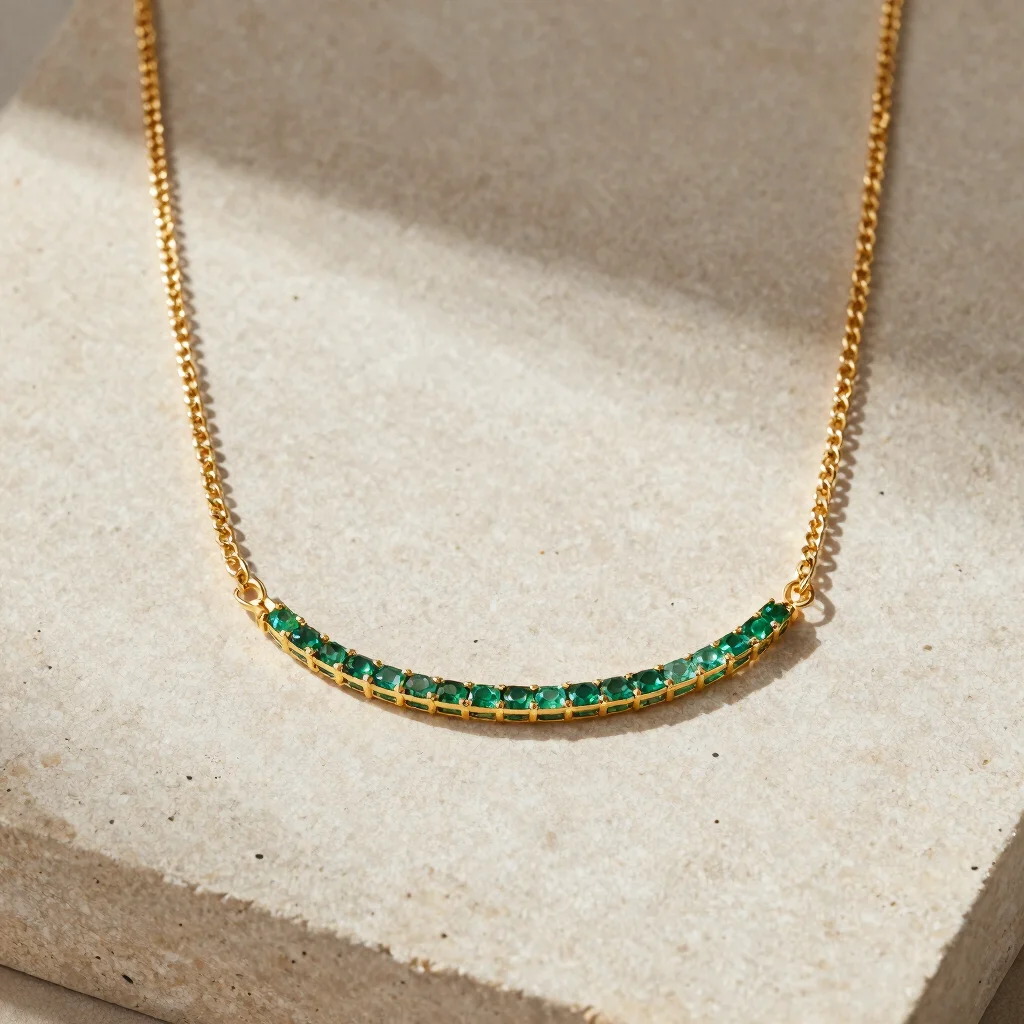 Emerald Collar Necklace